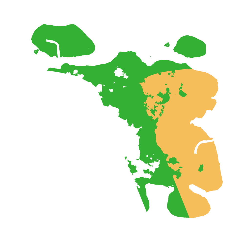 Biome Rust Map: Procedural Map, Size: 2500, Seed: 149017030