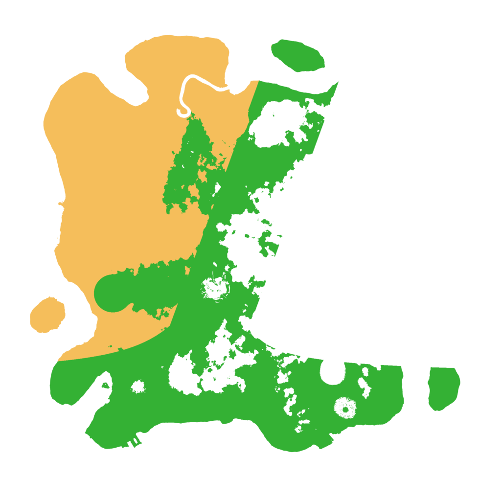 Biome Rust Map: Procedural Map, Size: 3500, Seed: 1756226045