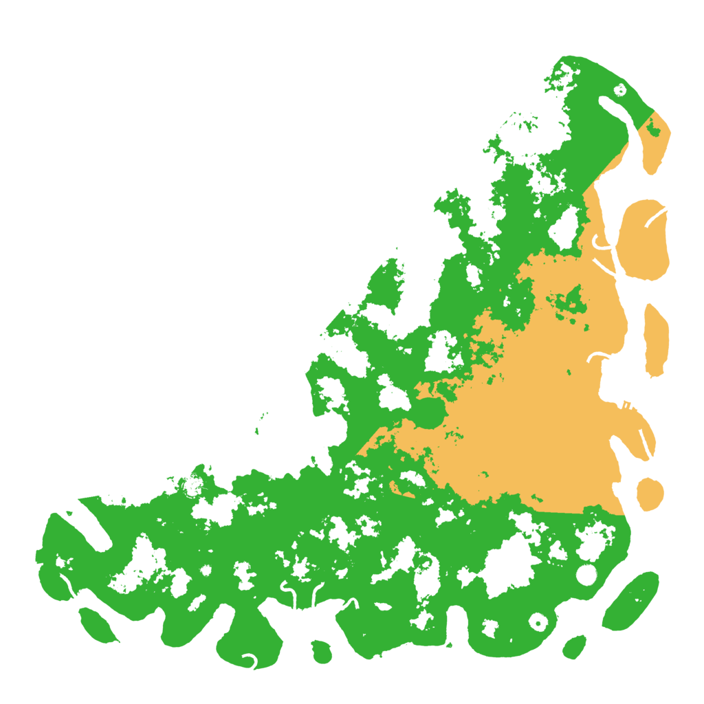 Biome Rust Map: Procedural Map, Size: 6000, Seed: 122564833