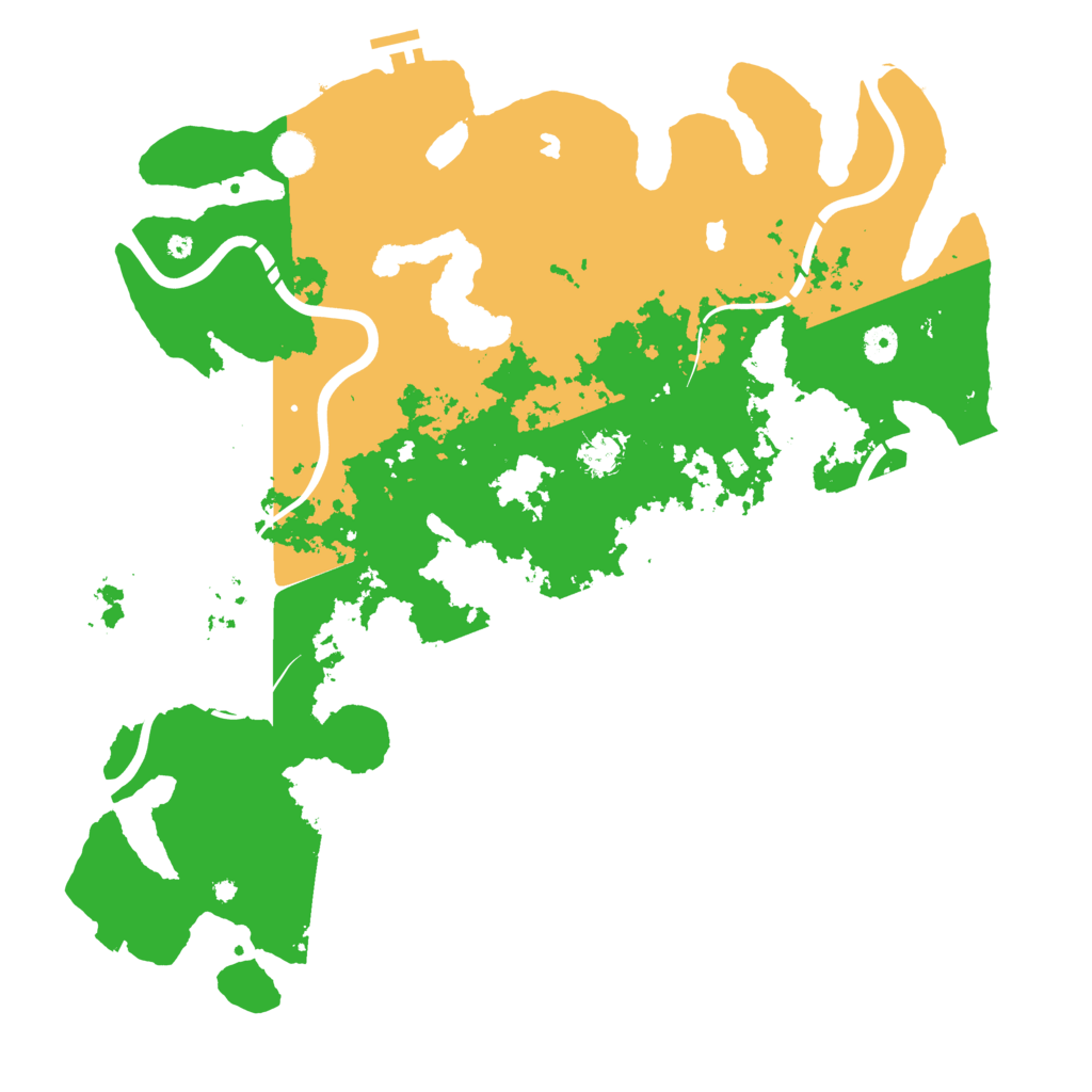 Biome Rust Map: Procedural Map, Size: 4500, Seed: 2022484088