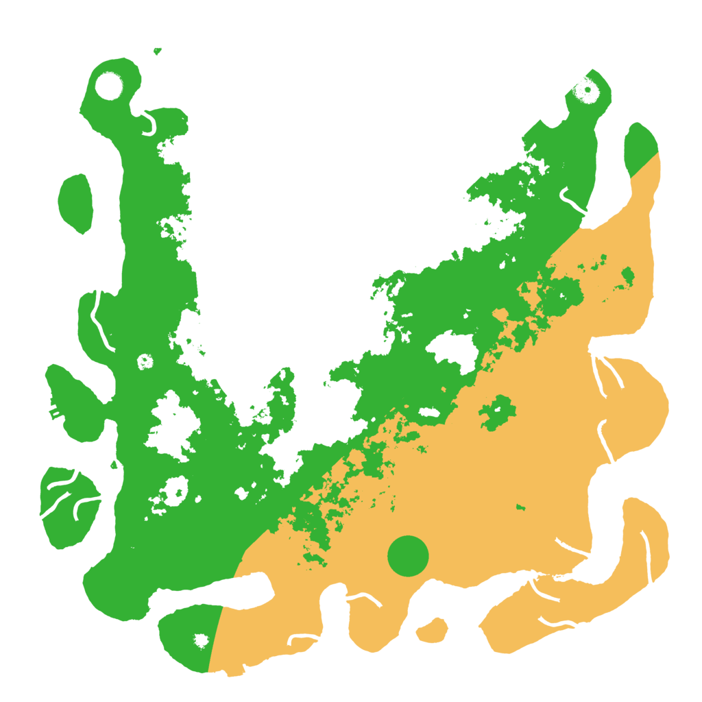 Biome Rust Map: Procedural Map, Size: 4500, Seed: 5276