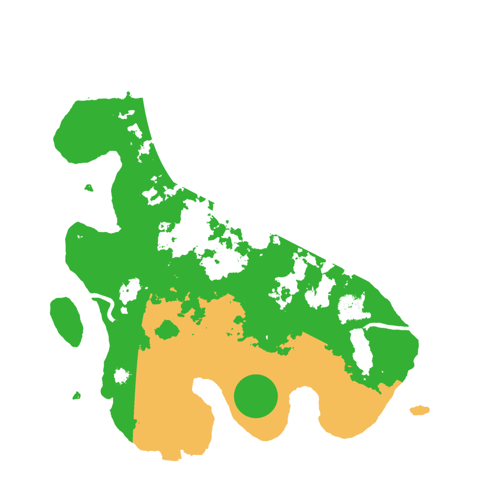 Biome Rust Map: Procedural Map, Size: 3000, Seed: 445434770