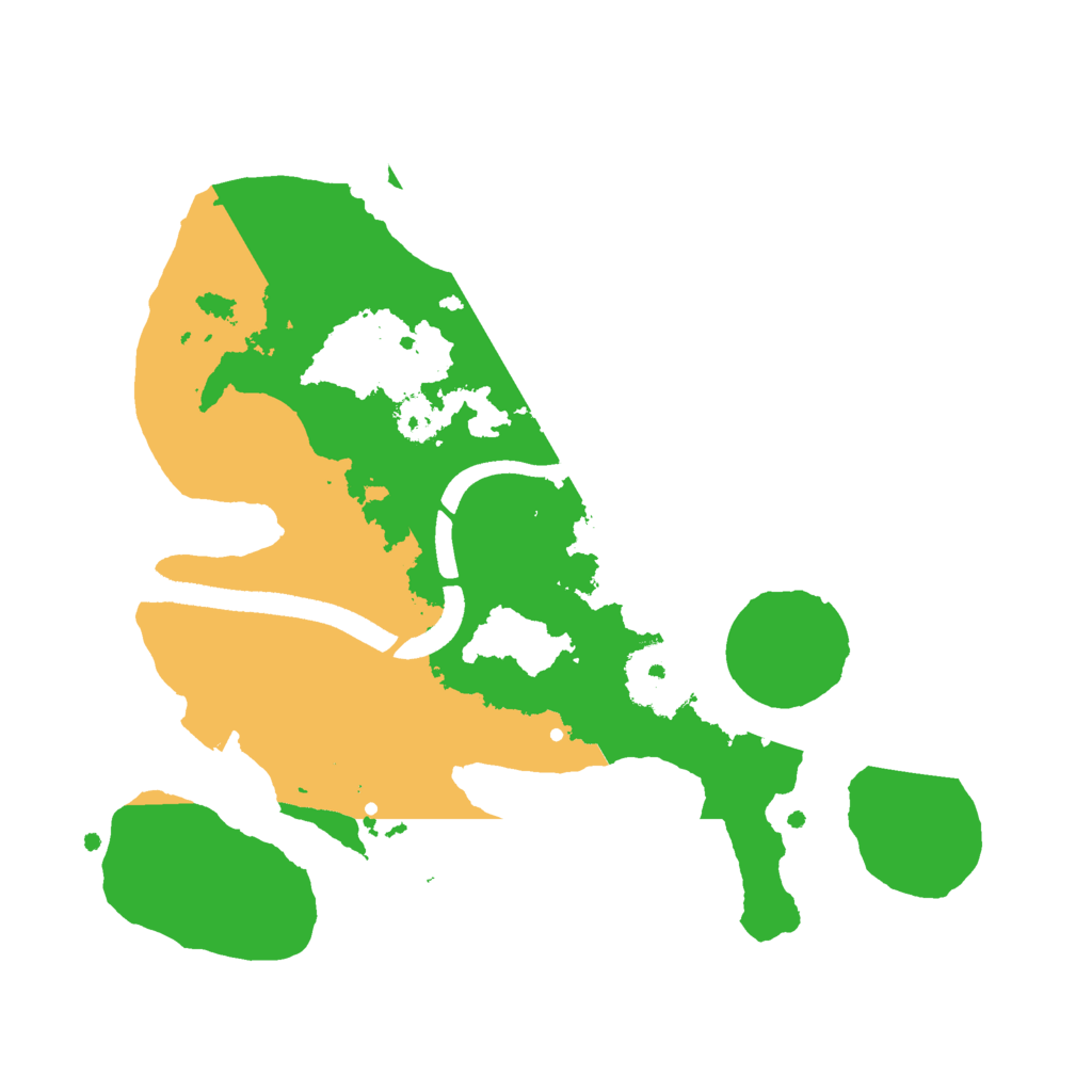 Biome Rust Map: Procedural Map, Size: 2500, Seed: 1751596694