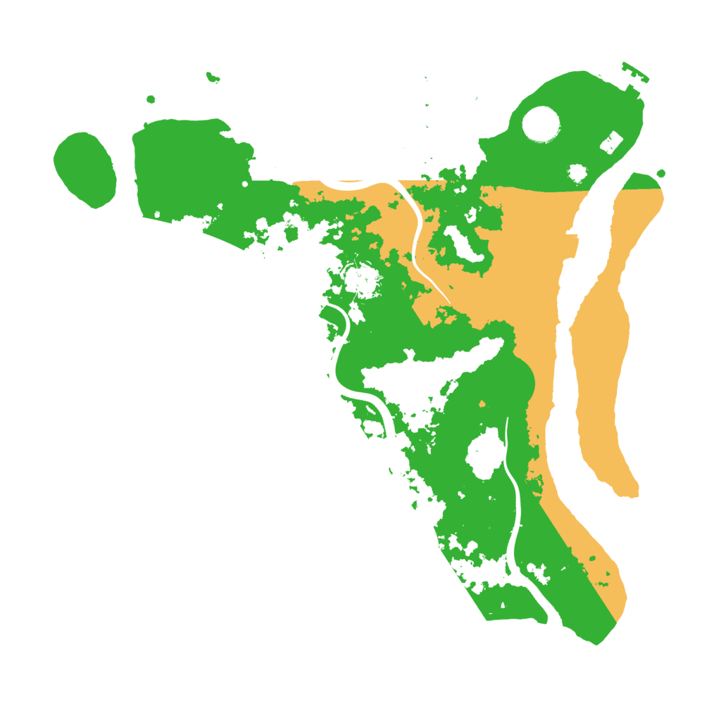 Biome Rust Map: Procedural Map, Size: 3500, Seed: 1737058647