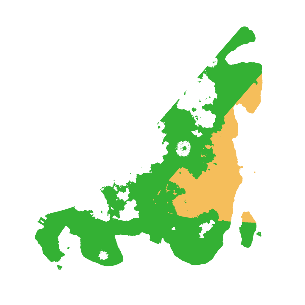 Biome Rust Map: Procedural Map, Size: 3000, Seed: 2101973