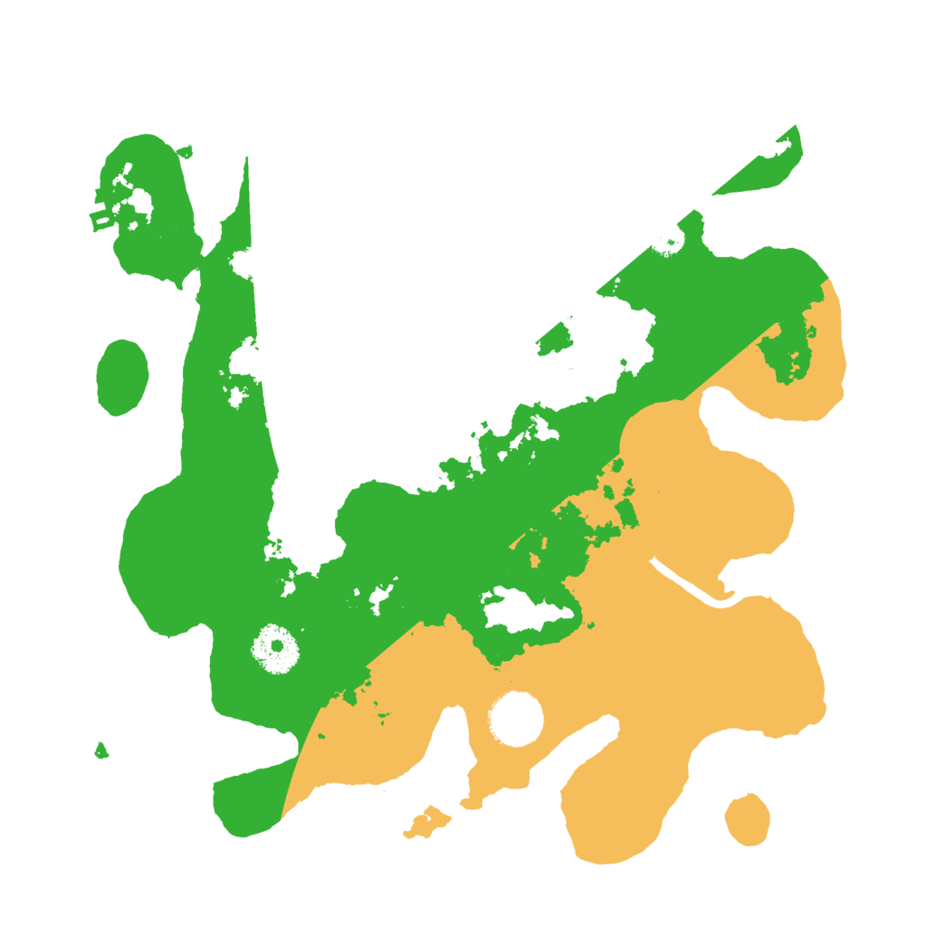 Biome Rust Map: Procedural Map, Size: 3000, Seed: 45268