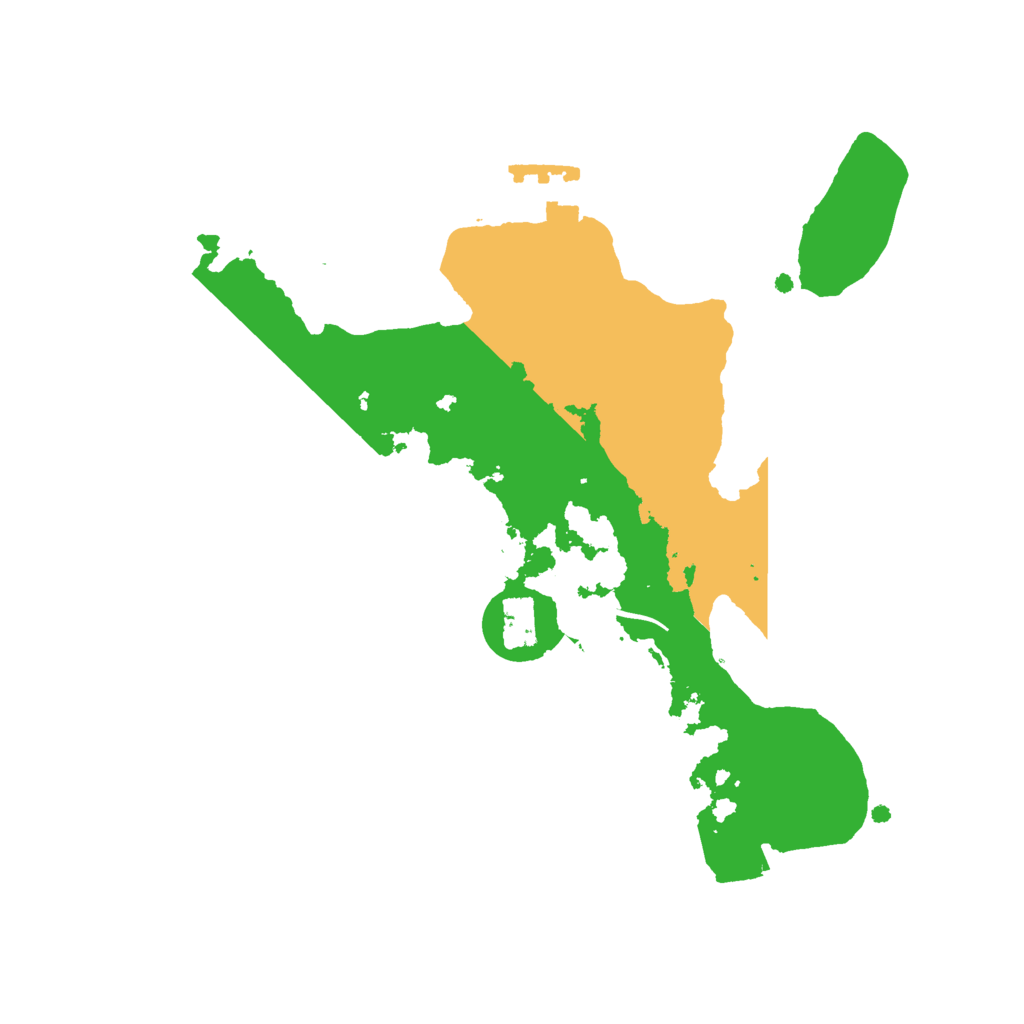 Biome Rust Map: Procedural Map, Size: 2200, Seed: 161523064