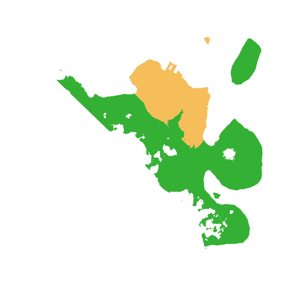 Biome Rust Map: Procedural Map, Size: 2200, Seed: 161523064