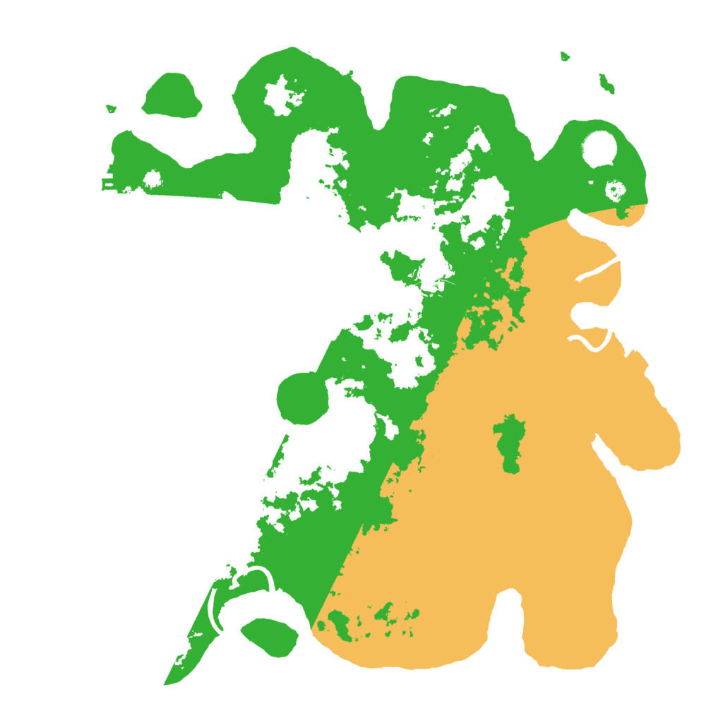 Biome Rust Map: Procedural Map, Size: 3700, Seed: 2024