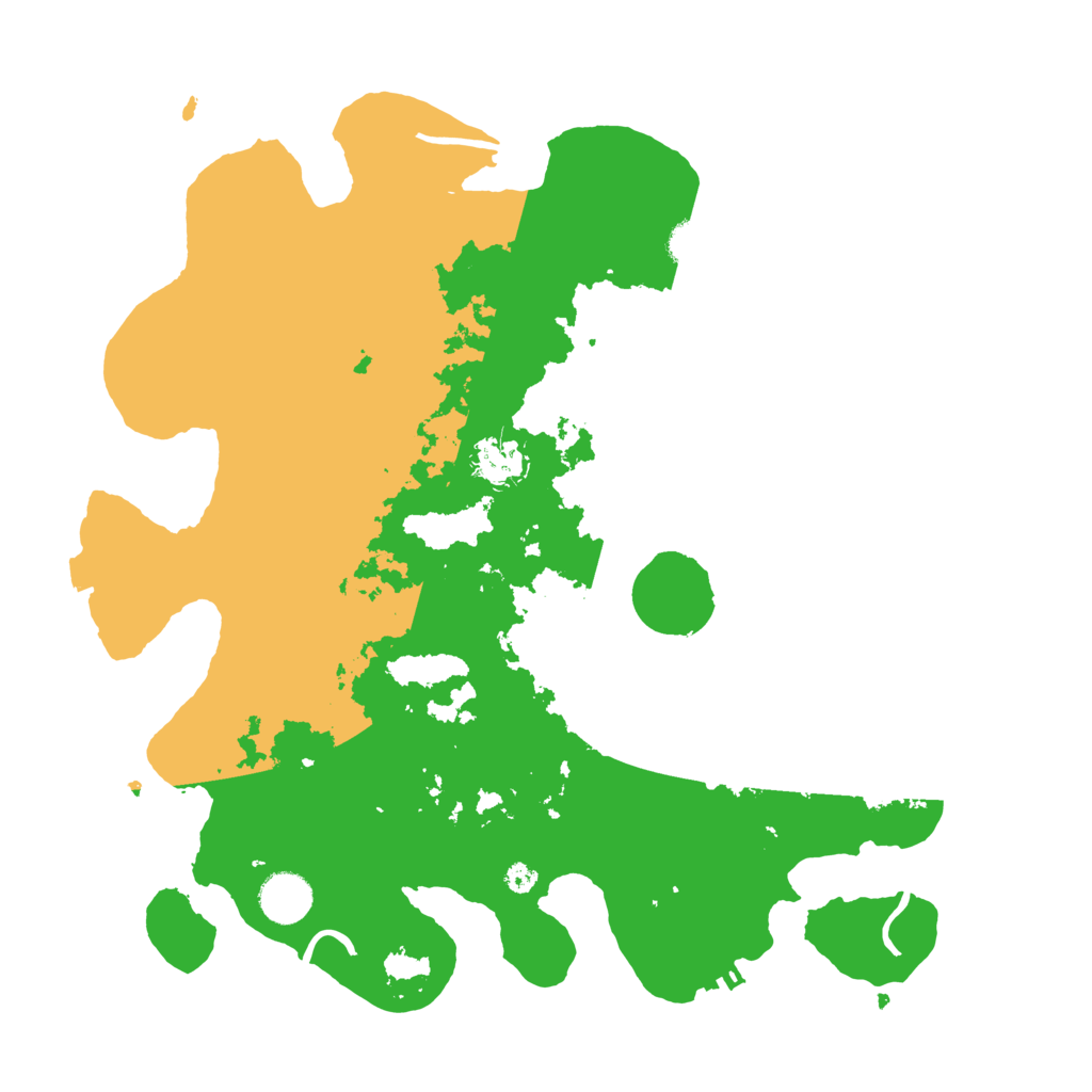 Biome Rust Map: Procedural Map, Size: 3700, Seed: 8263868