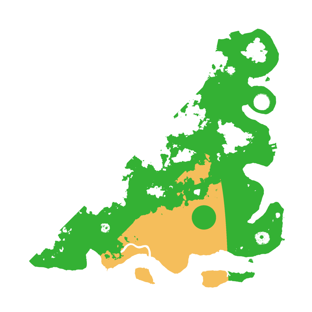 Biome Rust Map: Procedural Map, Size: 3400, Seed: 6482