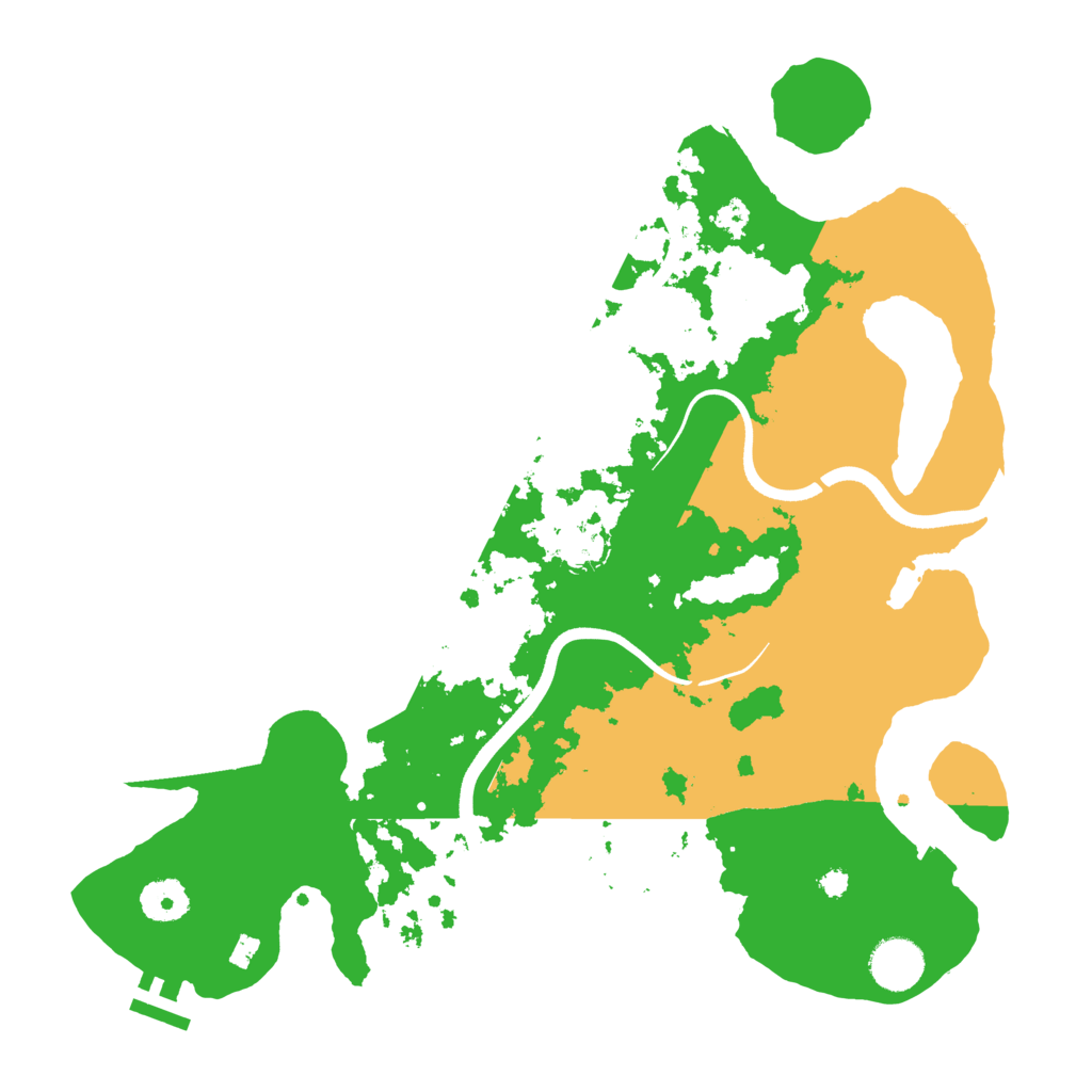 Biome Rust Map: Procedural Map, Size: 3600, Seed: 56346422
