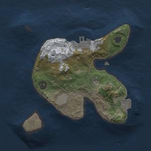 Thumbnail Rust Map: Procedural Map, Size: 1800, Seed: 1468106469, 5 Monuments