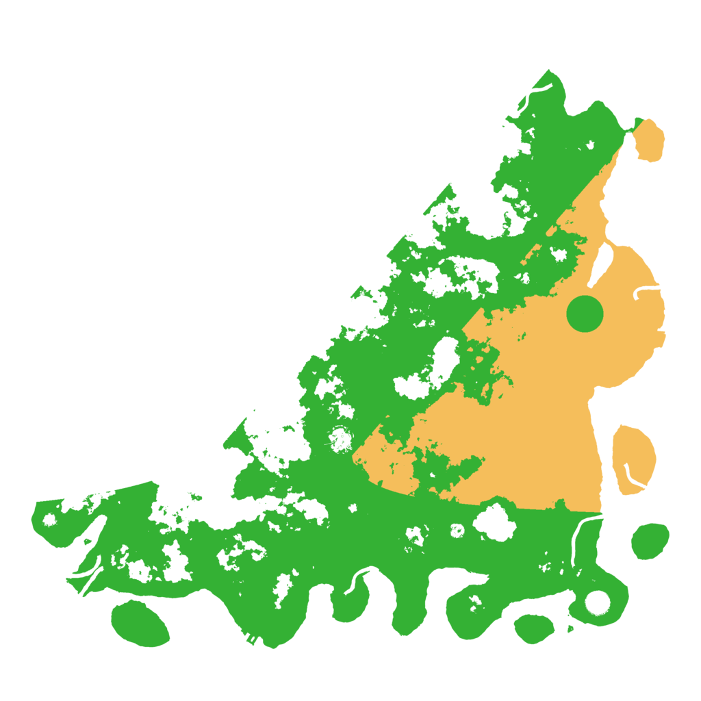 Biome Rust Map: Procedural Map, Size: 5000, Seed: 2101973