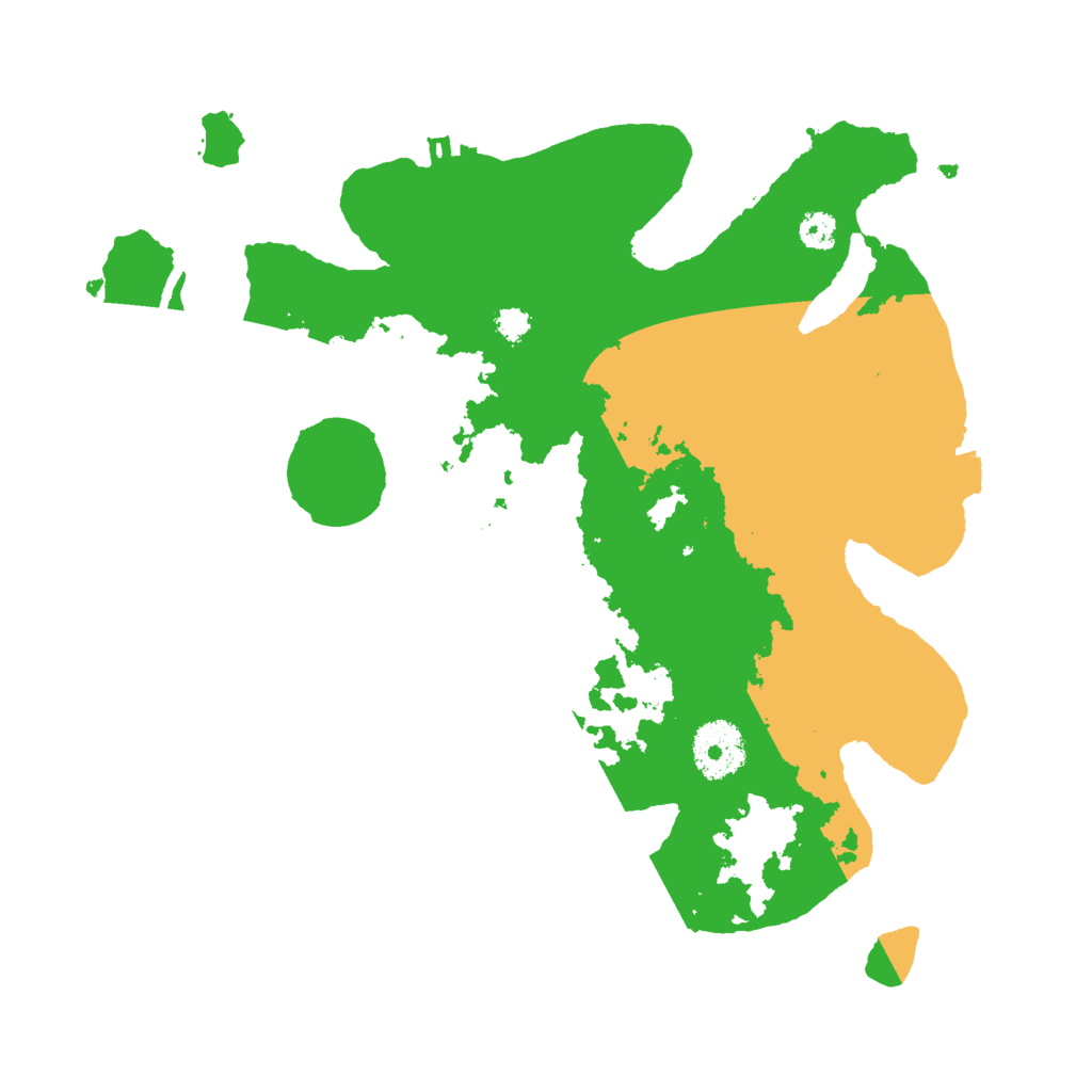 Biome Rust Map: Procedural Map, Size: 3000, Seed: 1463207