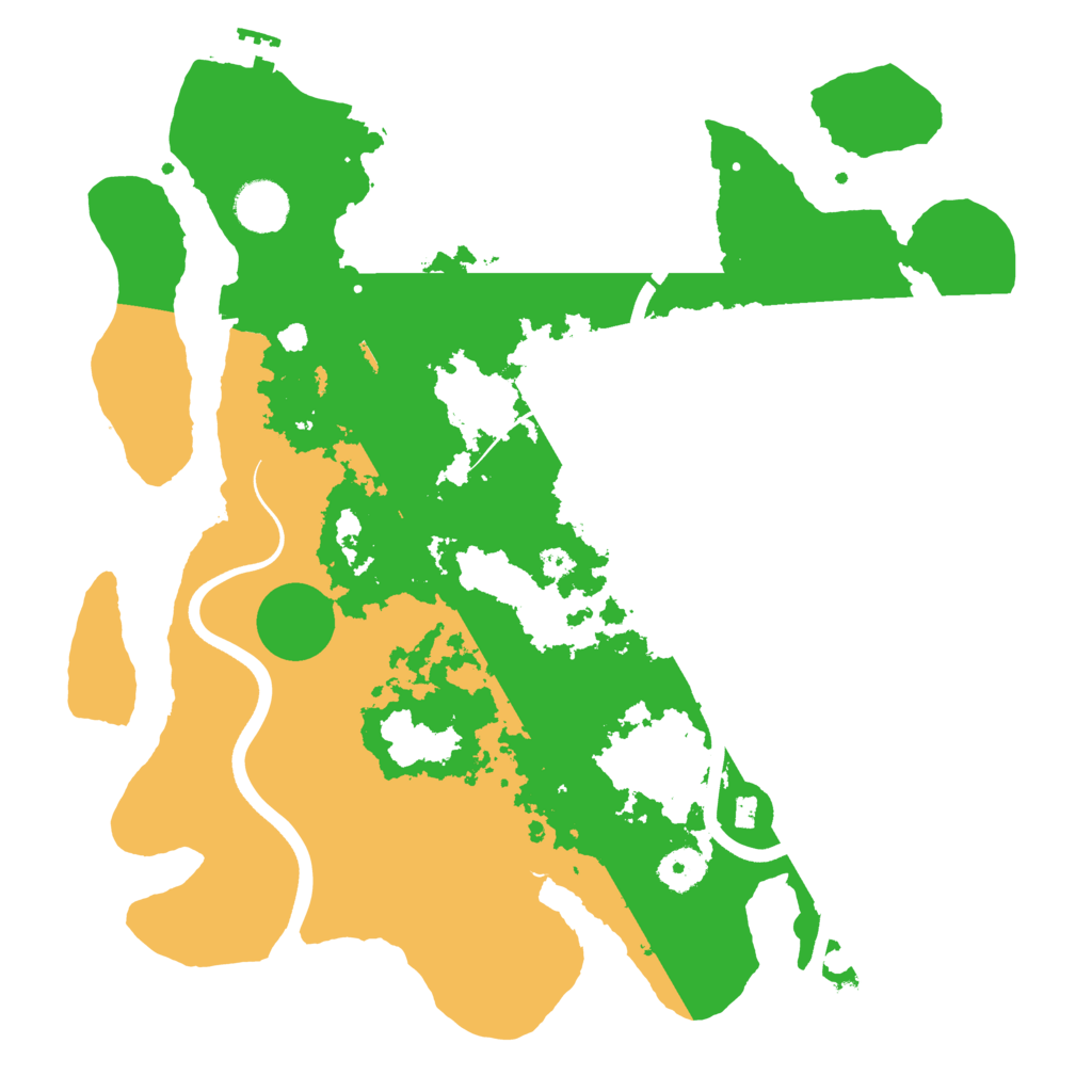 Biome Rust Map: Procedural Map, Size: 3700, Seed: 1247169605