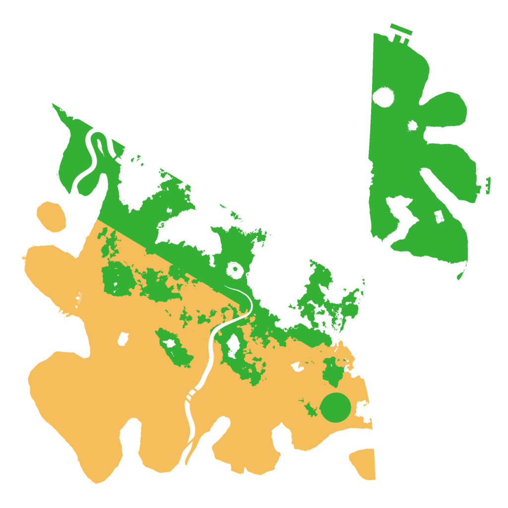 Biome Rust Map: Procedural Map, Size: 4500, Seed: 408497136