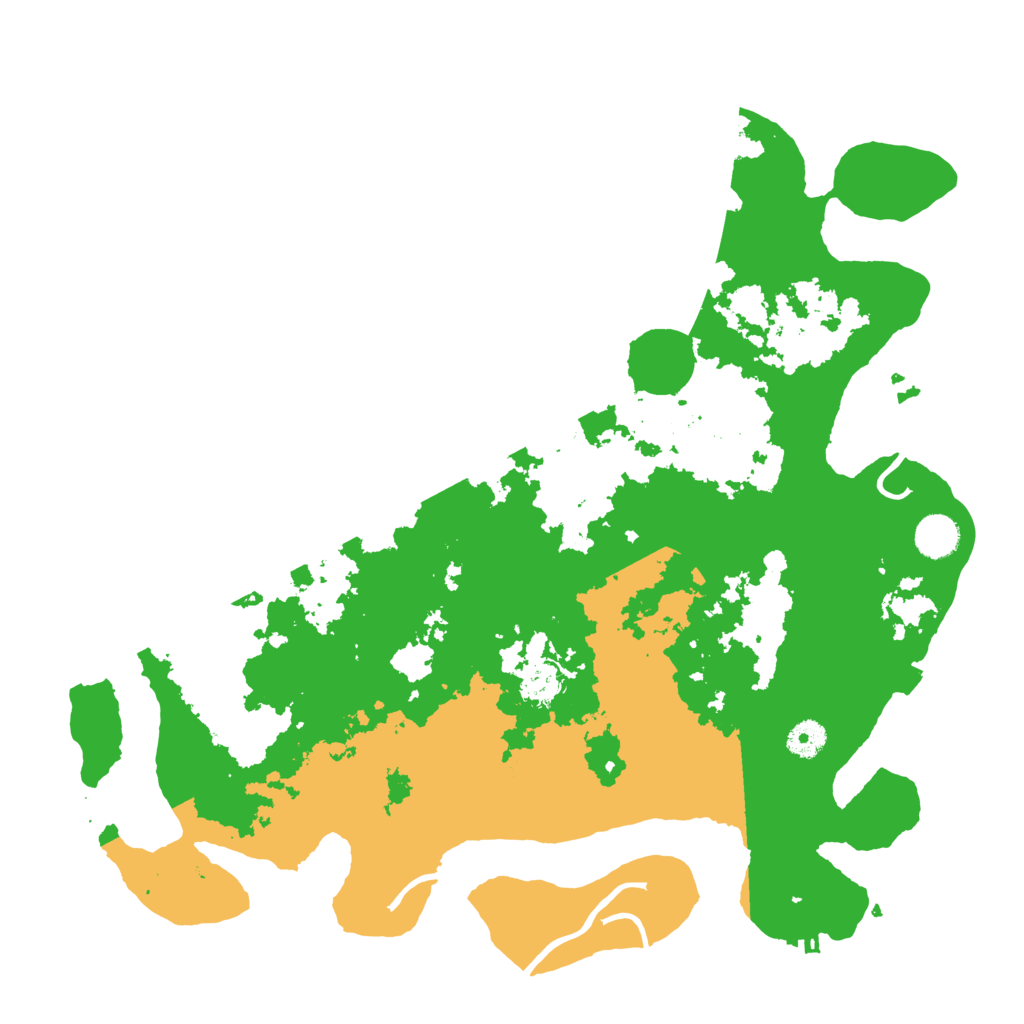 Biome Rust Map: Procedural Map, Size: 4100, Seed: 27728686