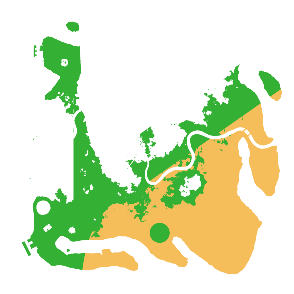 Biome Rust Map: Procedural Map, Size: 3900, Seed: 31842891