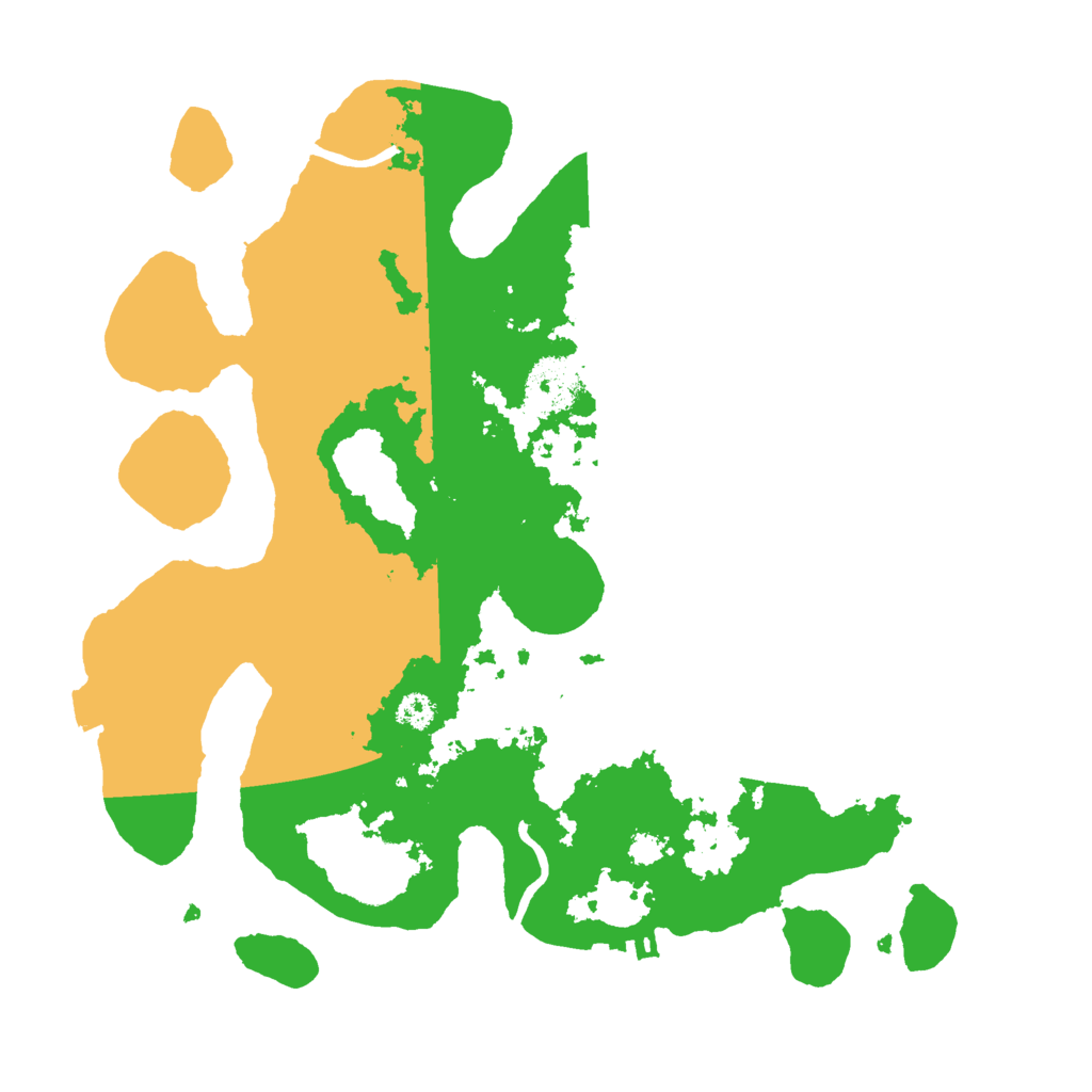 Biome Rust Map: Procedural Map, Size: 3000, Seed: 8395174