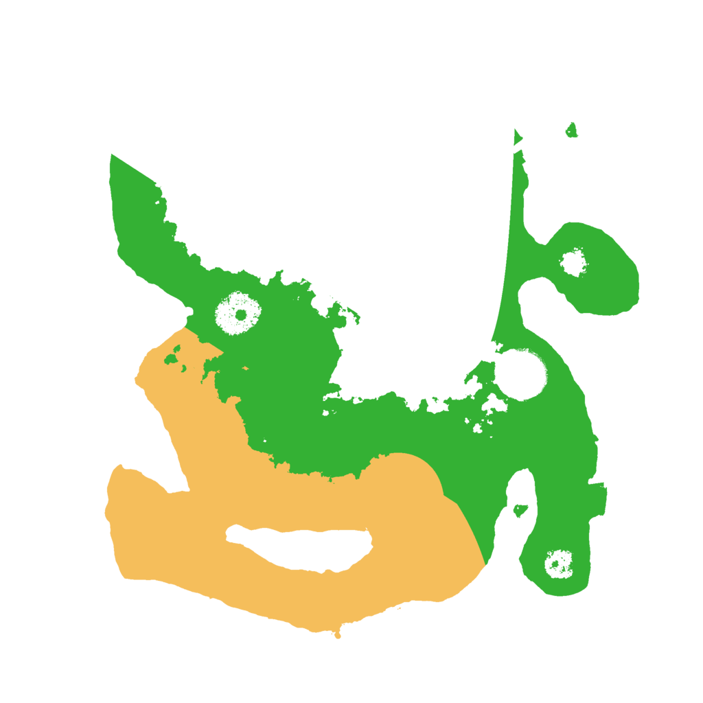 Biome Rust Map: Procedural Map, Size: 2500, Seed: 821221557