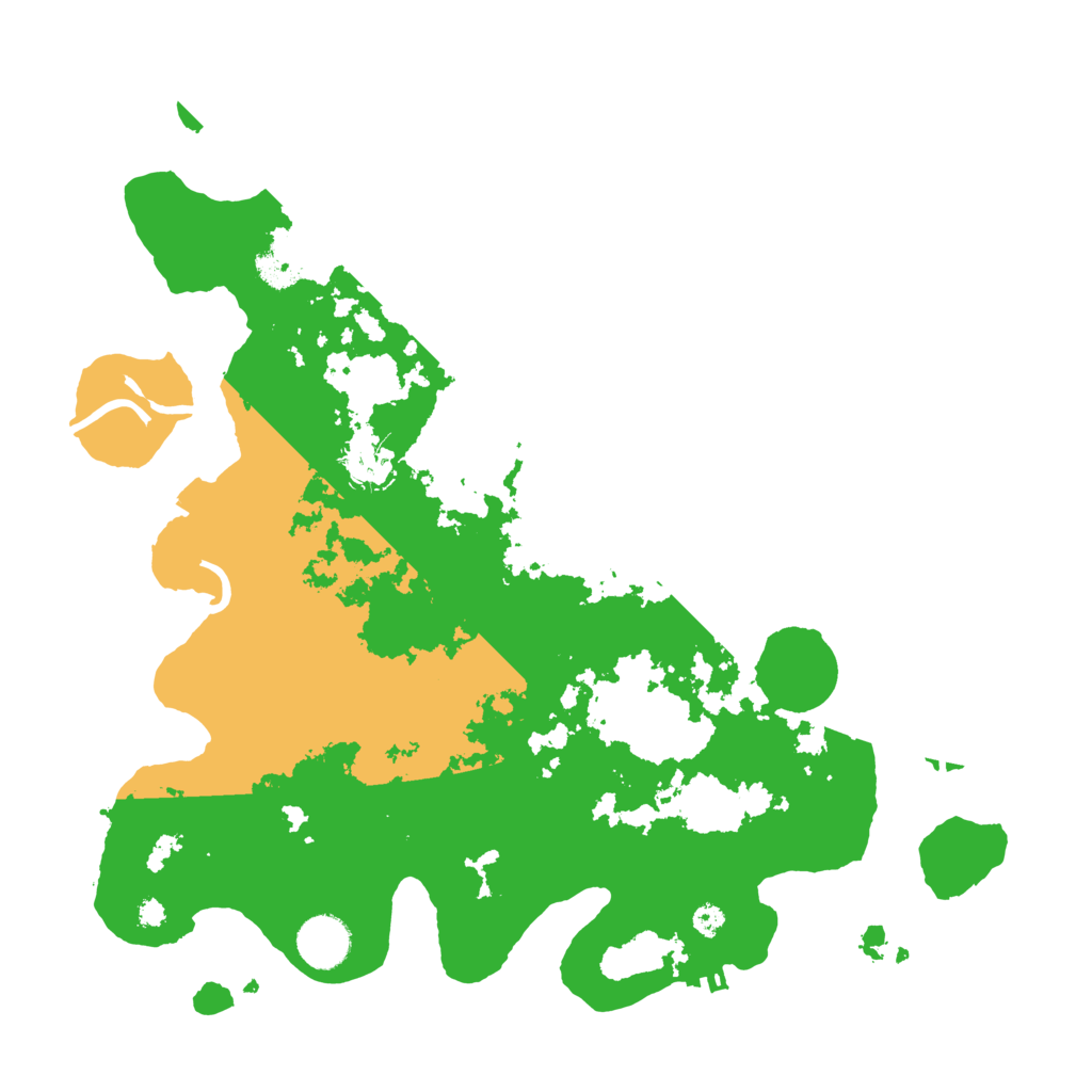 Biome Rust Map: Procedural Map, Size: 3600, Seed: 71432