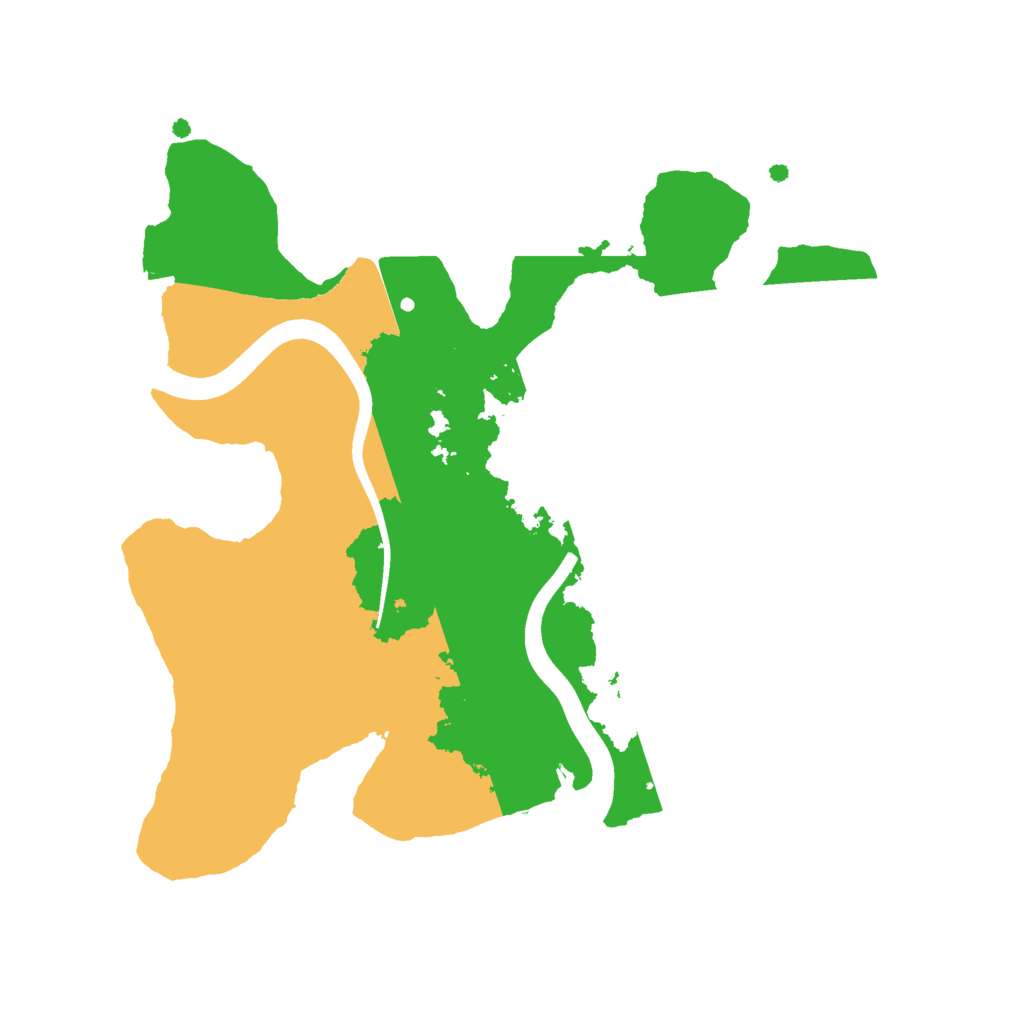 Biome Rust Map: Procedural Map, Size: 2200, Seed: 1879171897