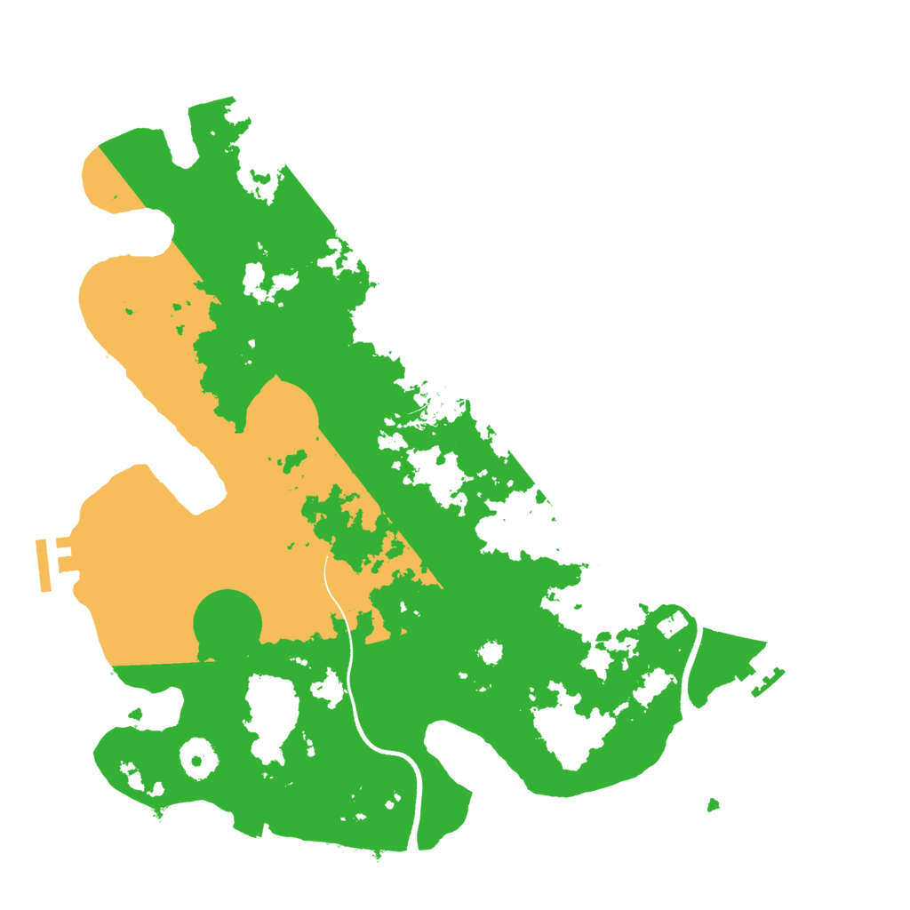 Biome Rust Map: Procedural Map, Size: 3500, Seed: 770180096
