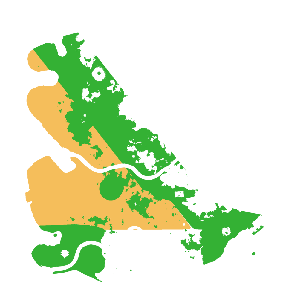 Biome Rust Map: Procedural Map, Size: 3500, Seed: 770180096