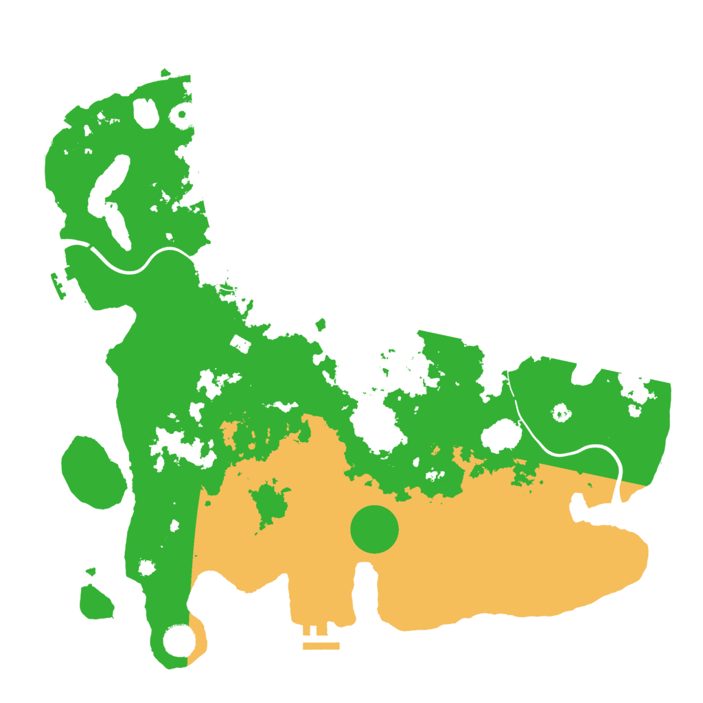 Biome Rust Map: Procedural Map, Size: 3850, Seed: 11639162