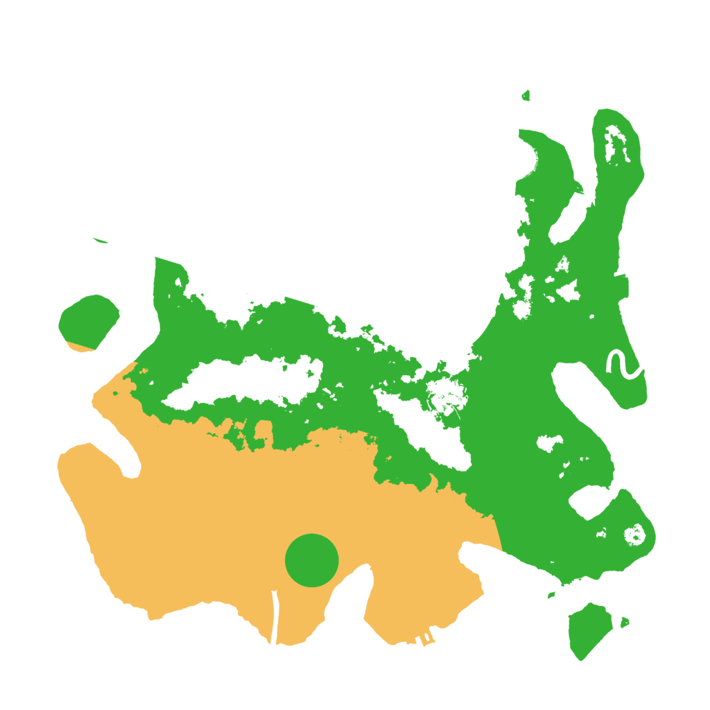 Biome Rust Map: Procedural Map, Size: 3500, Seed: 901247287