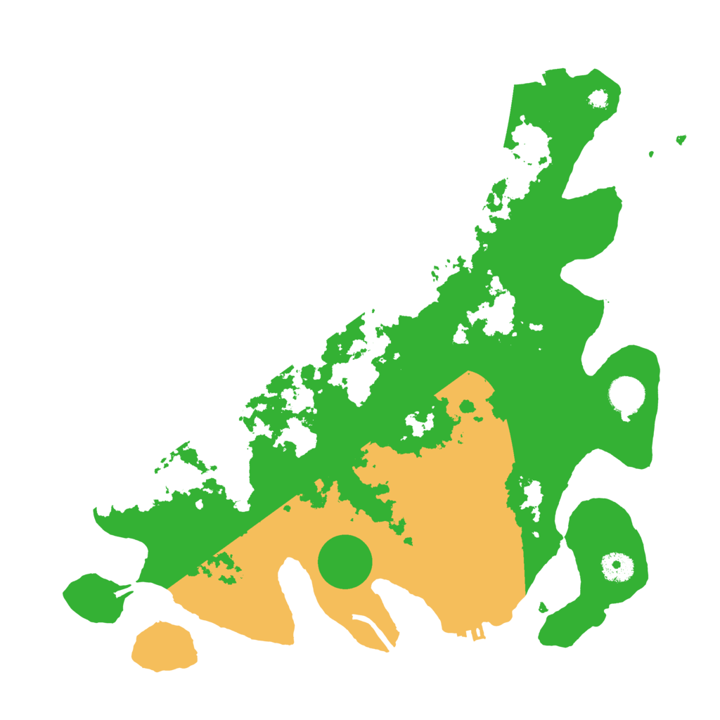 Biome Rust Map: Procedural Map, Size: 3500, Seed: 839651