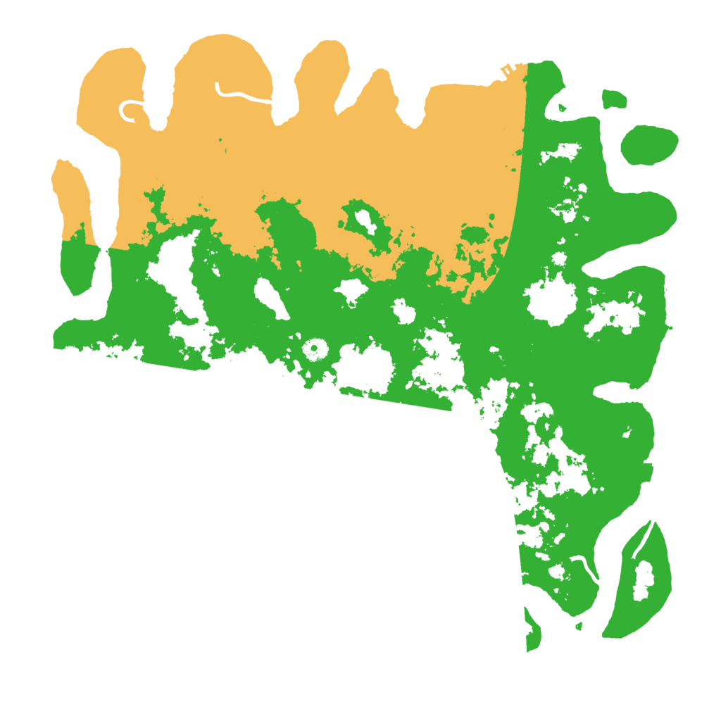 Biome Rust Map: Procedural Map, Size: 4500, Seed: 42376311