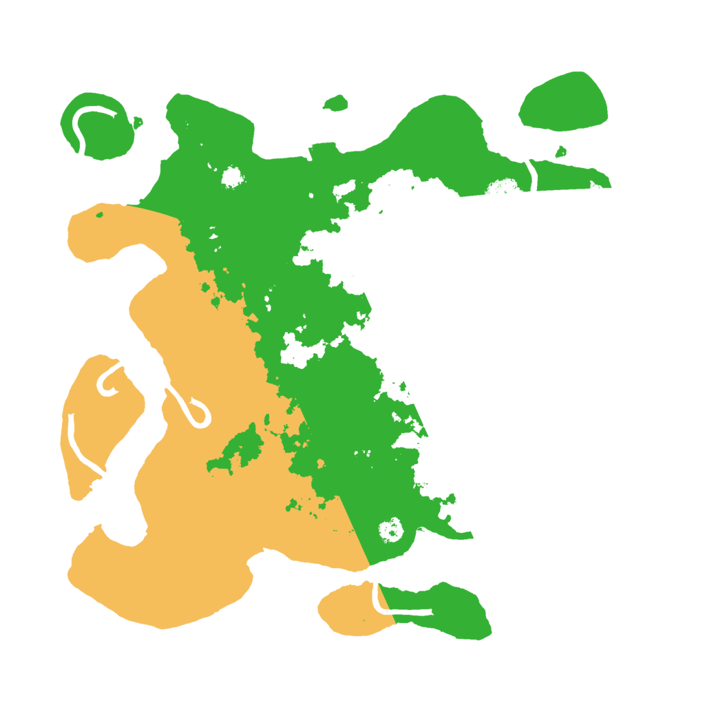 Biome Rust Map: Procedural Map, Size: 3000, Seed: 489096491