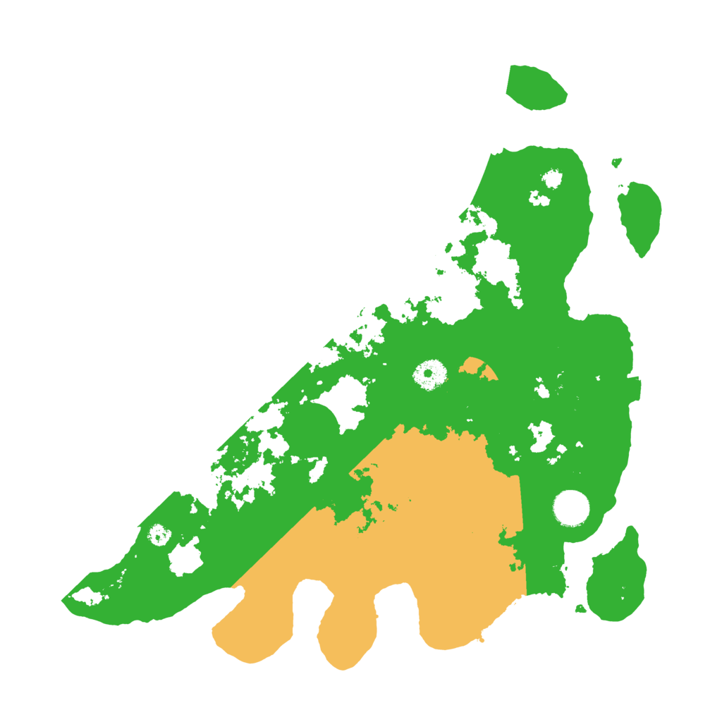 Biome Rust Map: Procedural Map, Size: 3500, Seed: 754725814