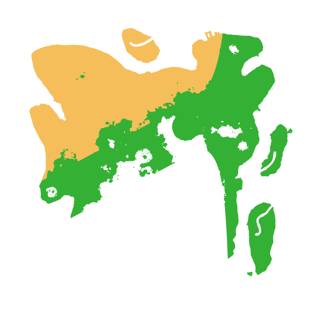 Biome Rust Map: Procedural Map, Size: 3000, Seed: 16109