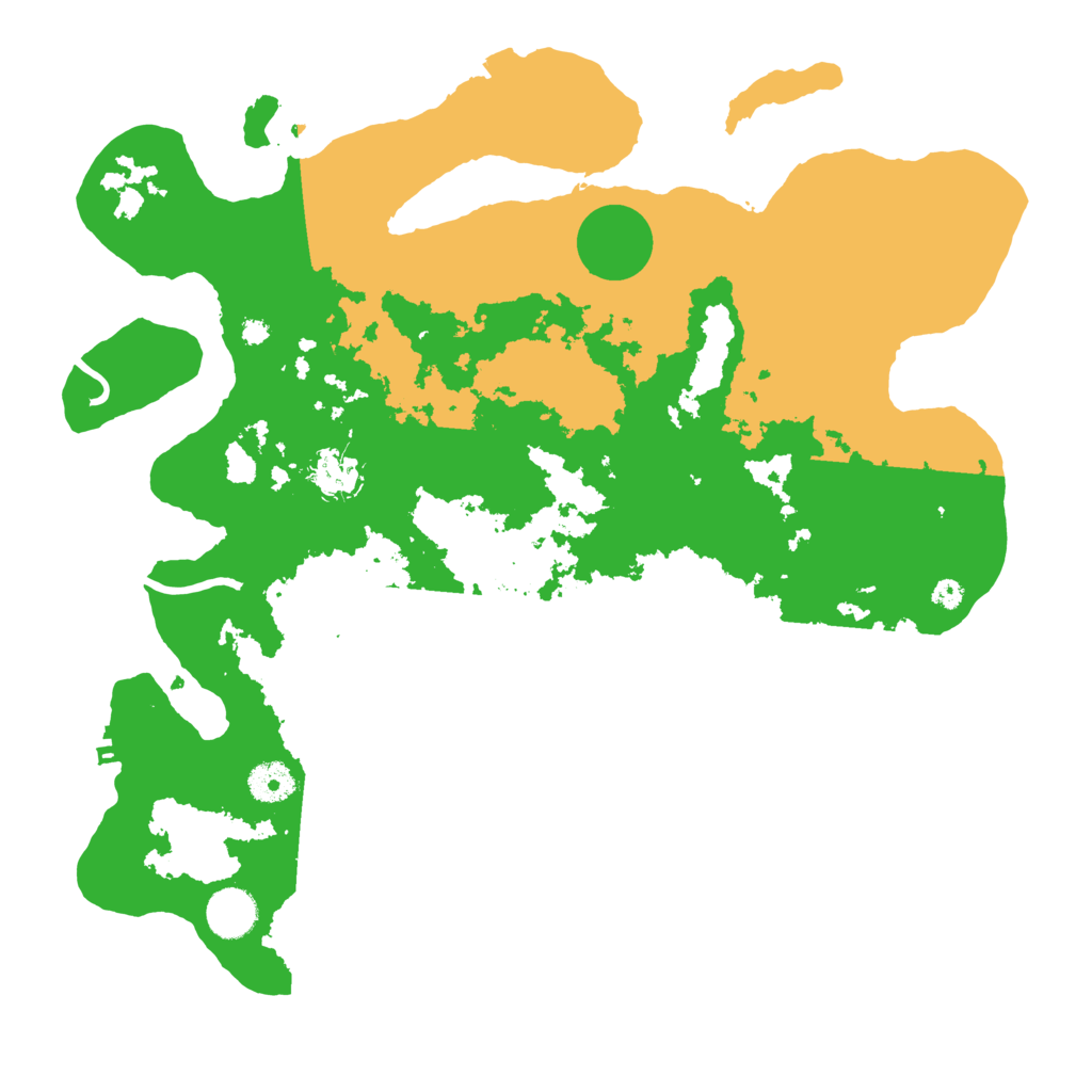 Biome Rust Map: Procedural Map, Size: 3800, Seed: 75558812