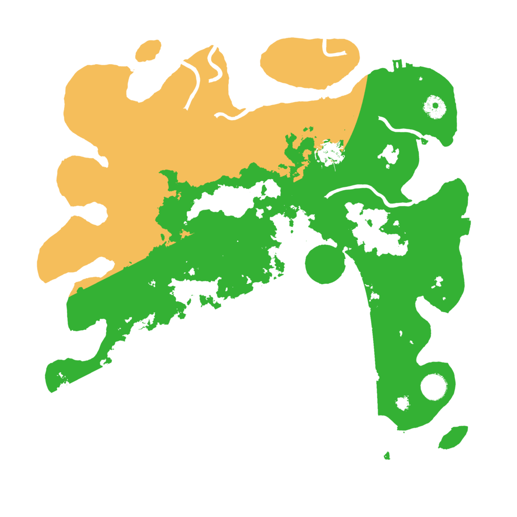 Biome Rust Map: Procedural Map, Size: 3500, Seed: 1041613498