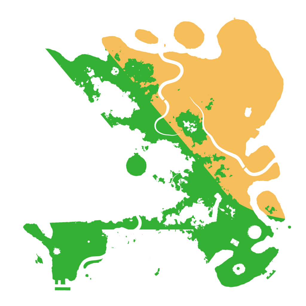 Biome Rust Map: Procedural Map, Size: 4000, Seed: 43016