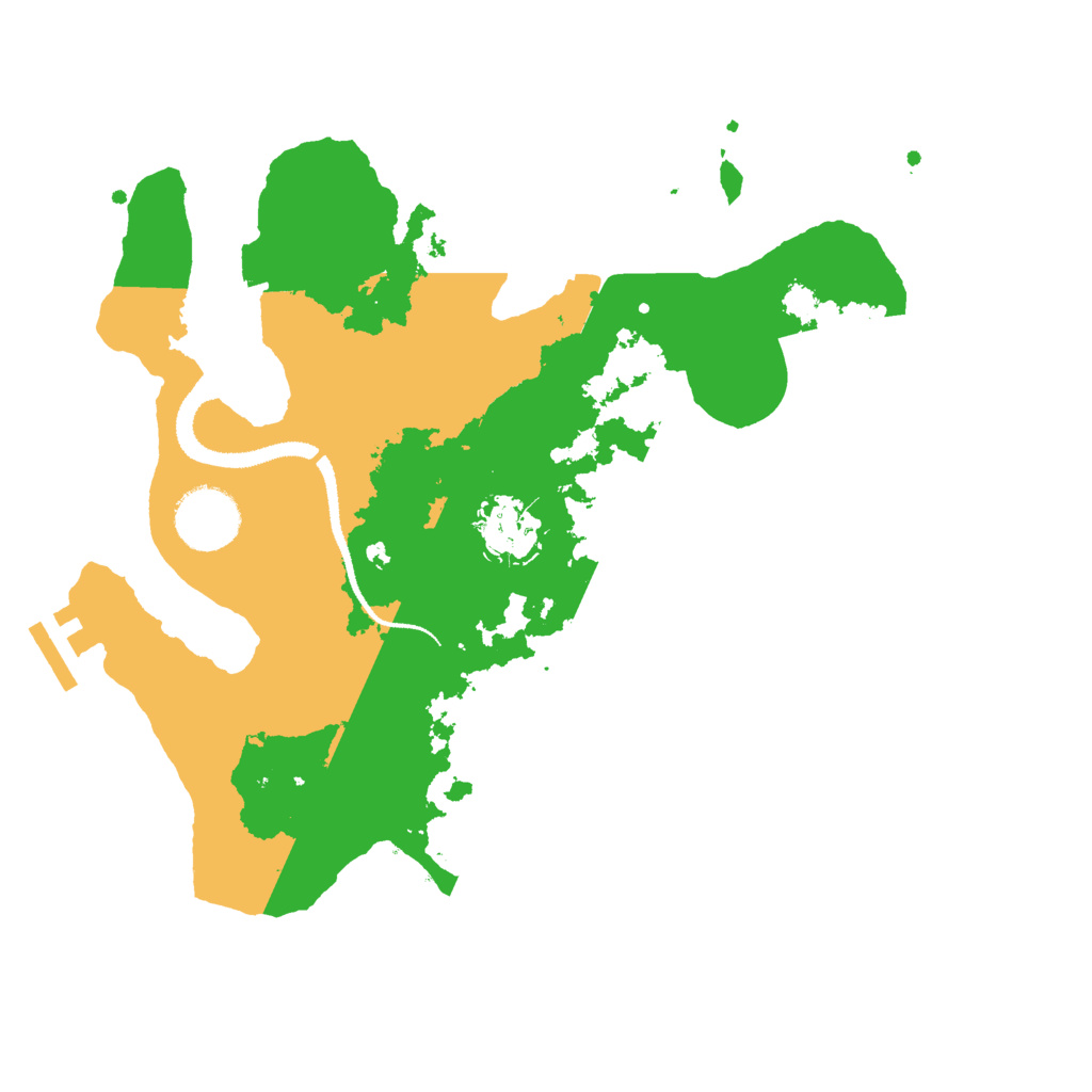 Biome Rust Map: Procedural Map, Size: 3000, Seed: 365549203