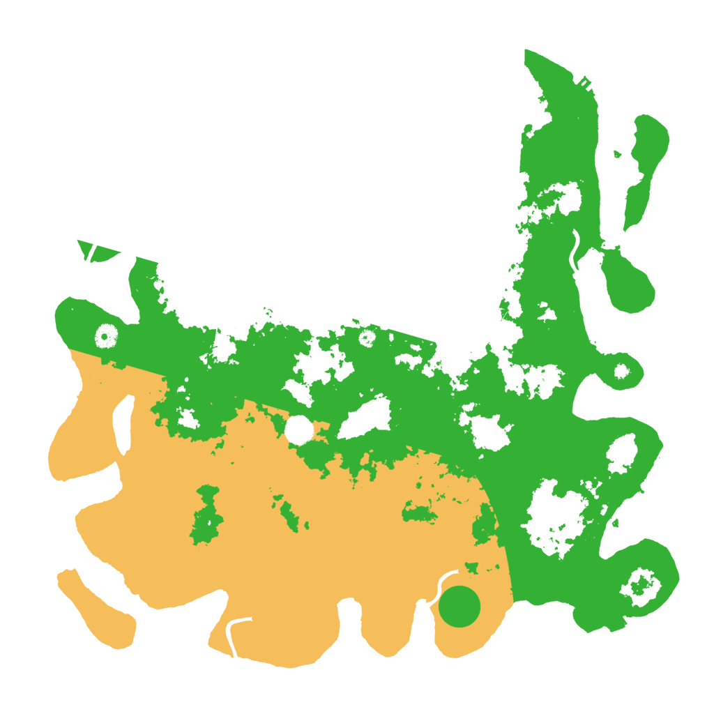 Biome Rust Map: Procedural Map, Size: 4500, Seed: 274036233