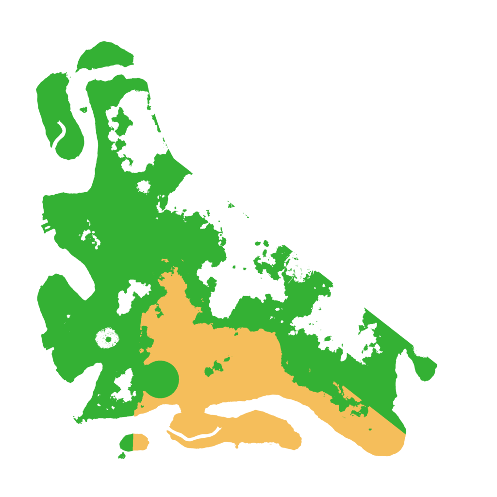 Biome Rust Map: Procedural Map, Size: 3500, Seed: 998475554