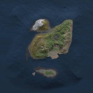 Thumbnail Rust Map: Procedural Map, Size: 1500, Seed: 21, 1 Monuments