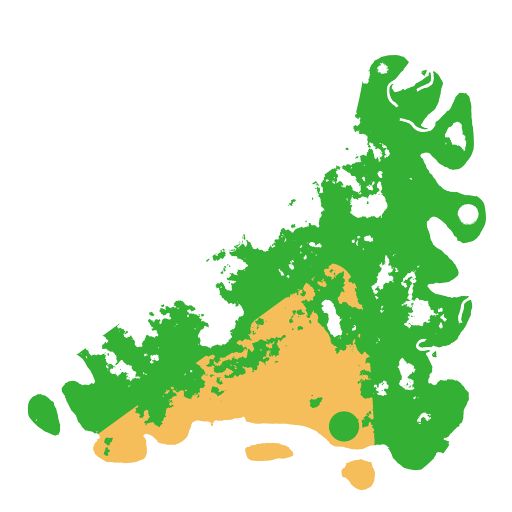Biome Rust Map: Procedural Map, Size: 4500, Seed: 3215495