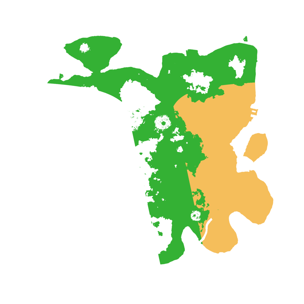 Biome Rust Map: Procedural Map, Size: 3000, Seed: 939049896