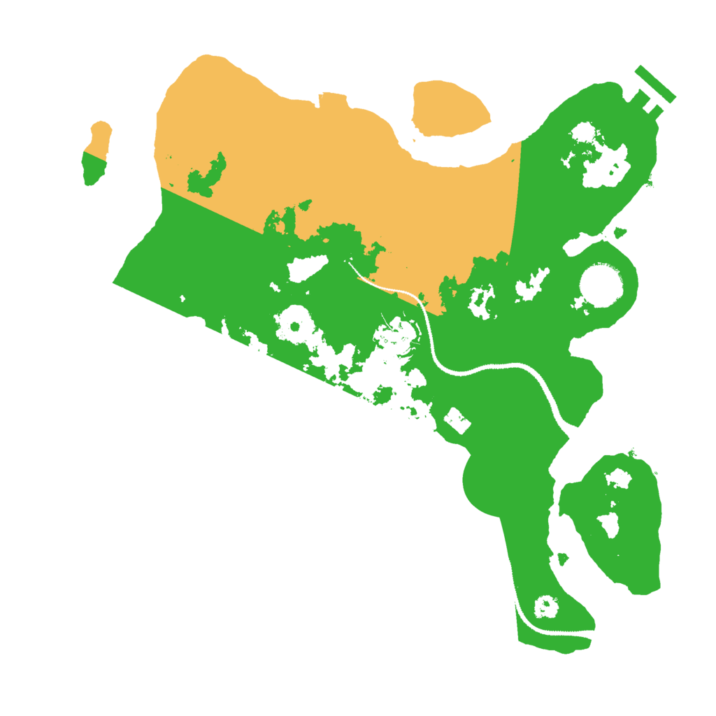 Biome Rust Map: Procedural Map, Size: 3000, Seed: 26209