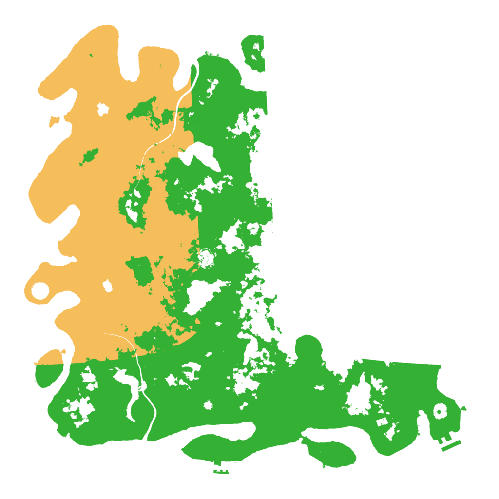 Biome Rust Map: Procedural Map, Size: 5000, Seed: 441439958