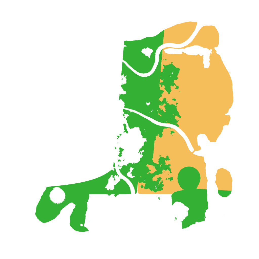Biome Rust Map: Procedural Map, Size: 3000, Seed: 1649856045