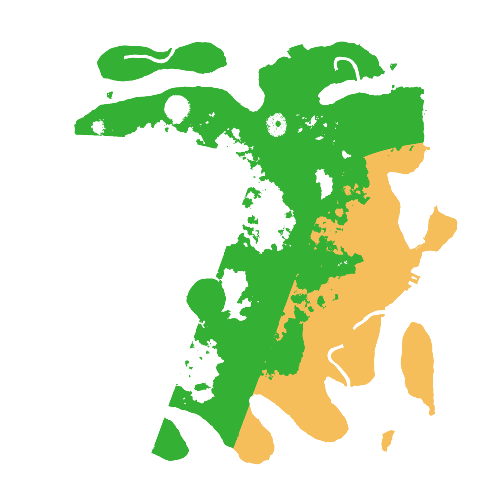 Biome Rust Map: Procedural Map, Size: 3500, Seed: 247920393