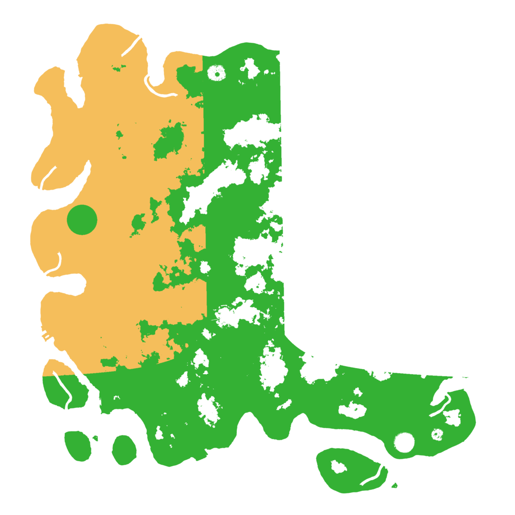 Biome Rust Map: Procedural Map, Size: 4500, Seed: 662483180